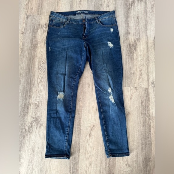 Old Navy Denim - Old Navy The Rock Star Women Jeans Cotton Size 16 regular